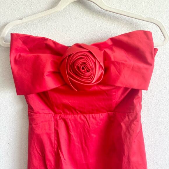 NWT Anthropologie Hutch 3D Rosette Strapless Mini Dress Size Medium - Picture 6 of 12